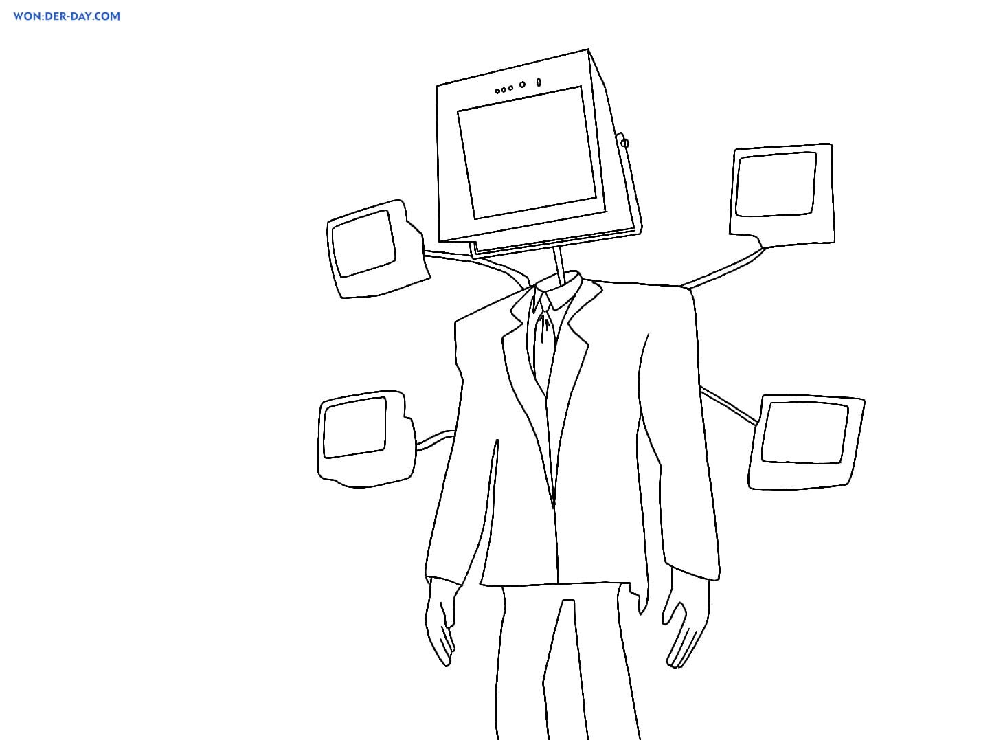 Рисовать спикер мена. Телевизор мен раскраска. ТВ мен Титан раскраска. Камерамен телевизор мен раскраска. ТВ мен рисунок.