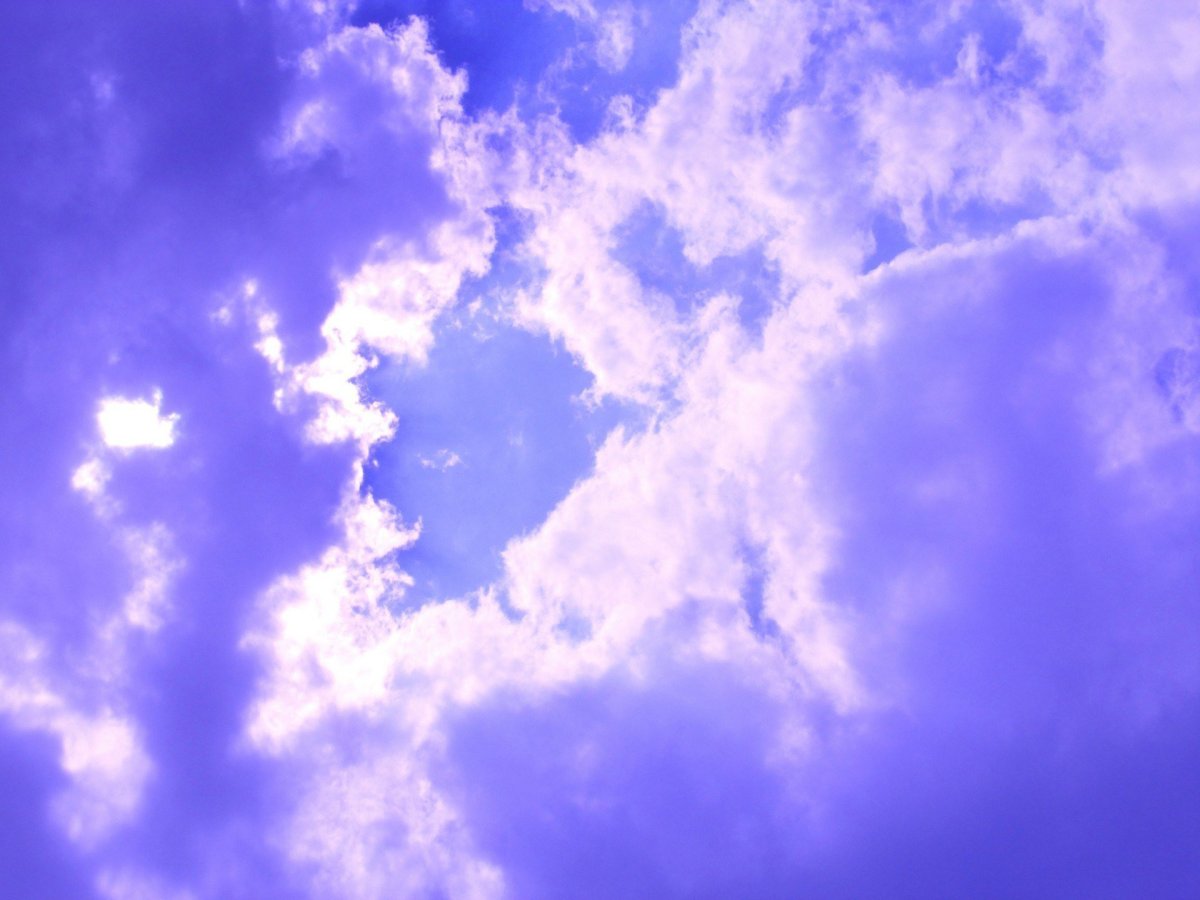 Фон для презентации небо с облаками