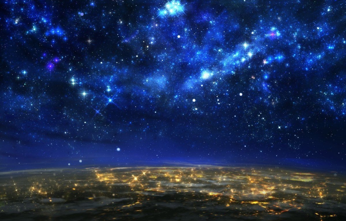Ночное небо картинки на телефон