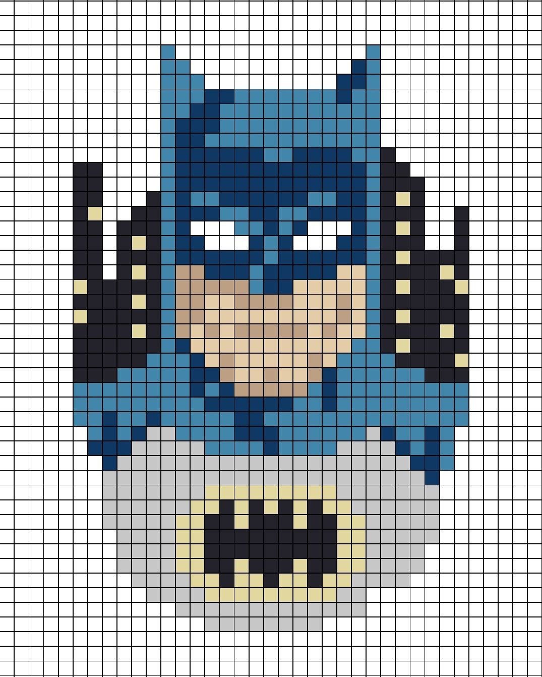 Бэтмен пиксель арт