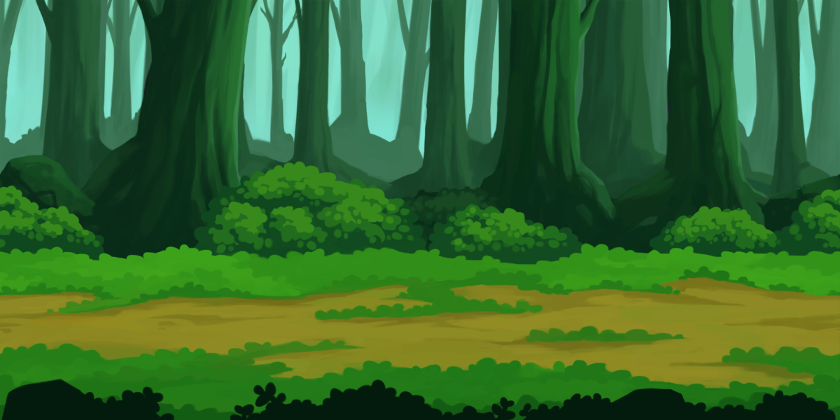 Задний фон лес рисунок