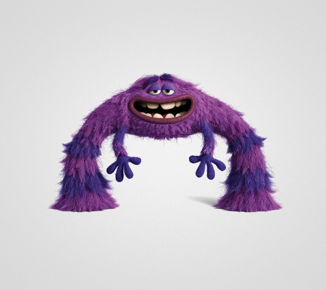 Университет монстров на белом фоне