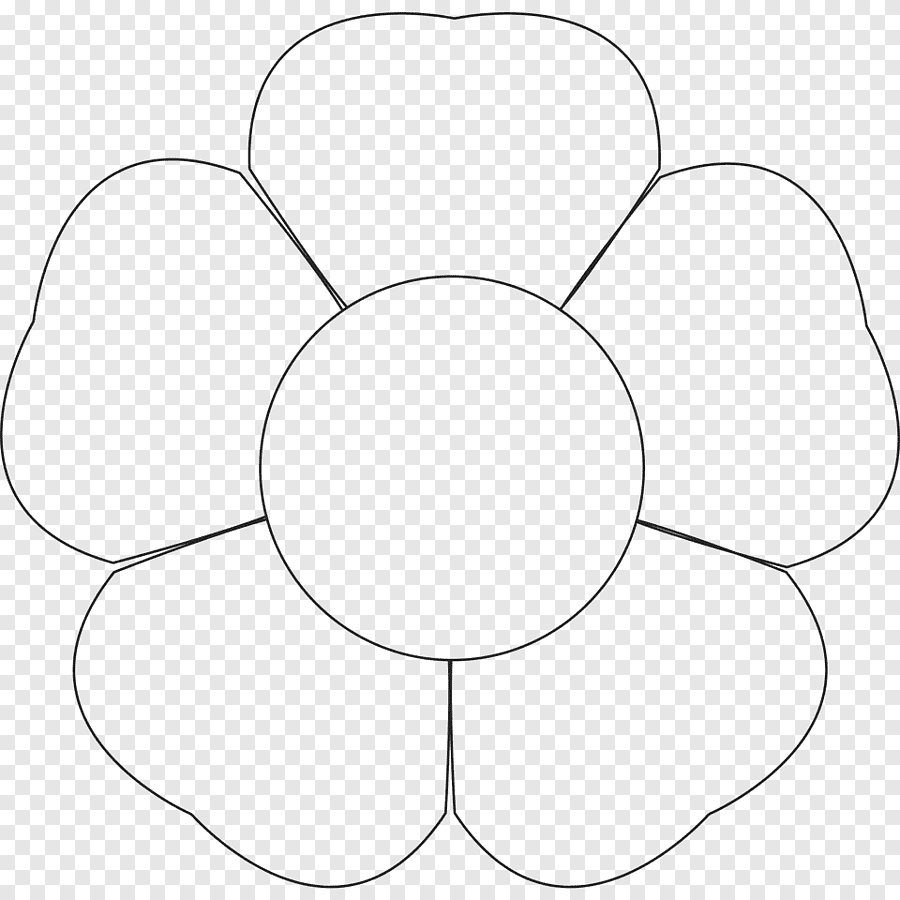 Цветок шаблон