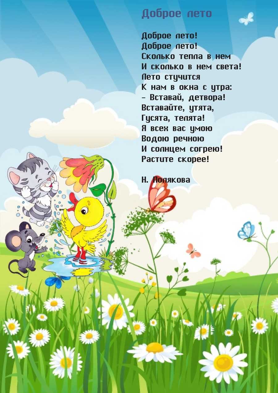 Стихи про лето