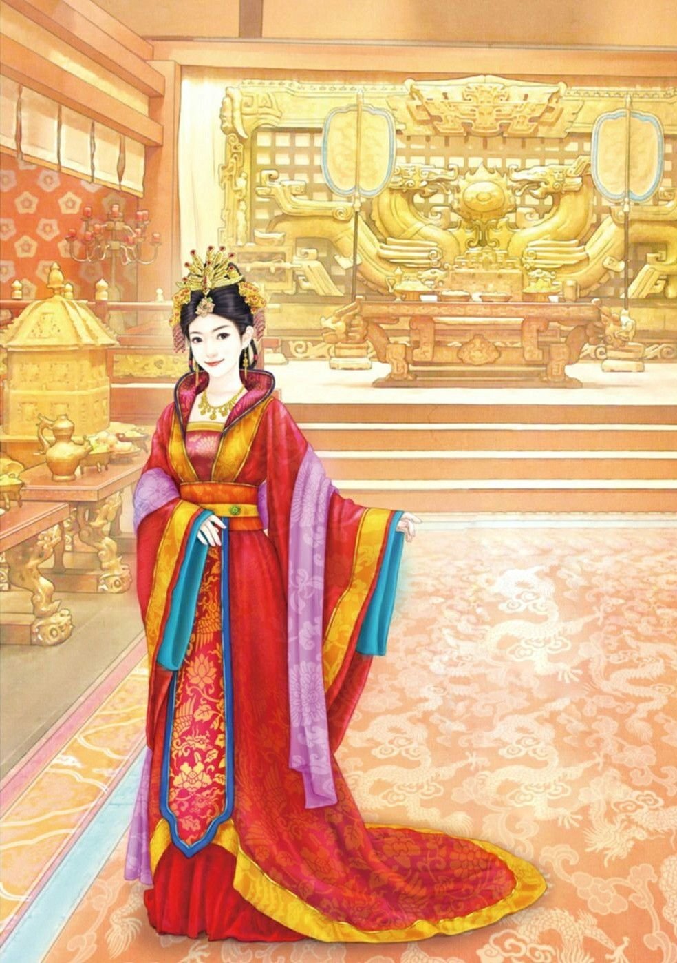 Императрица в Китае рисунок