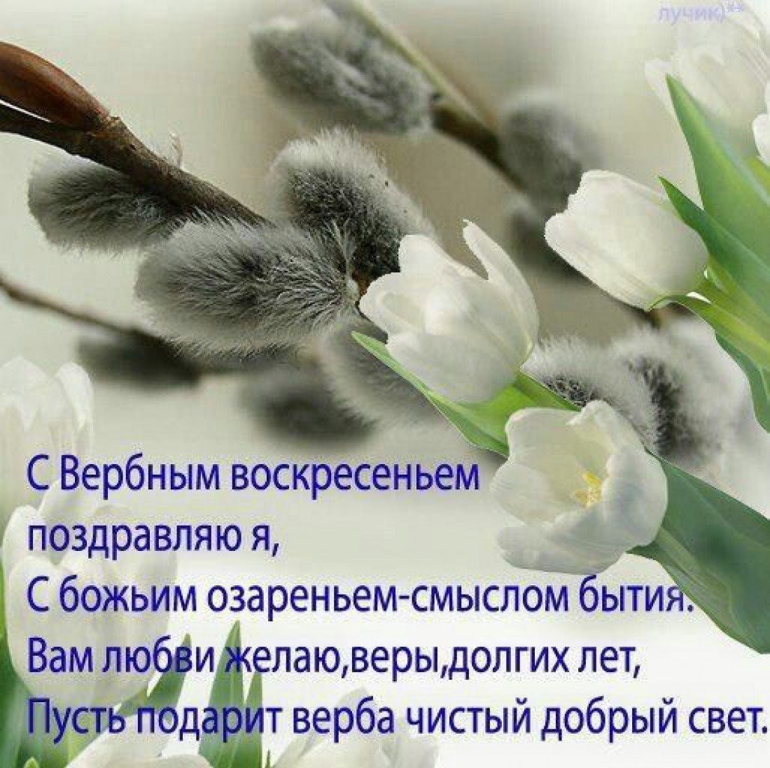 Вербное воскресенье поздравления