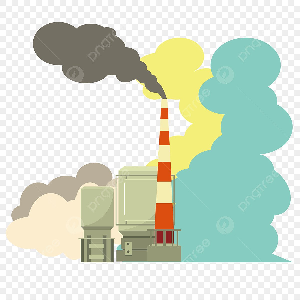 Раскраска труба с дымом