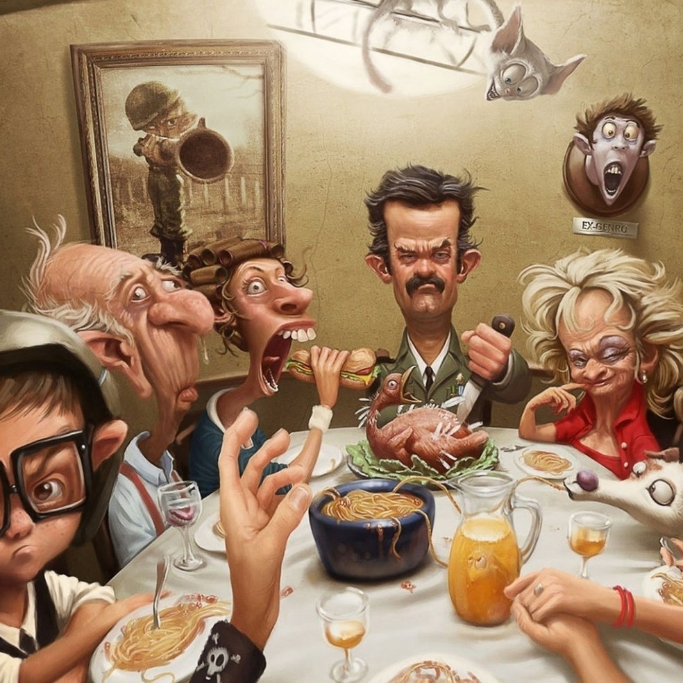 Это картина самая что мужики за столом