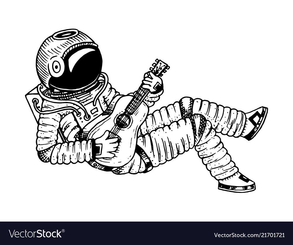 Тату космонавт эскизы