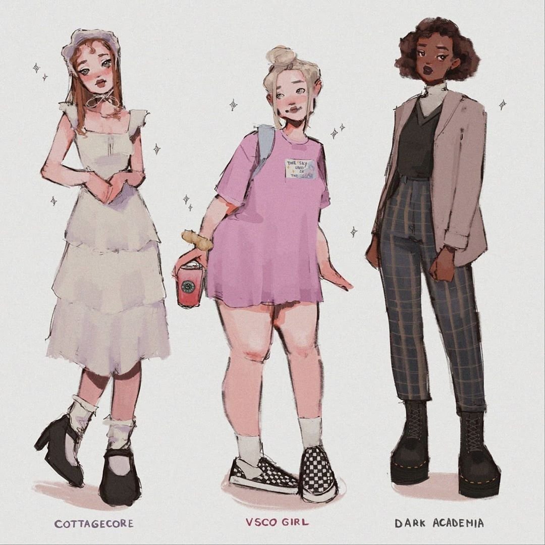 Дарк Академия стиль одежды