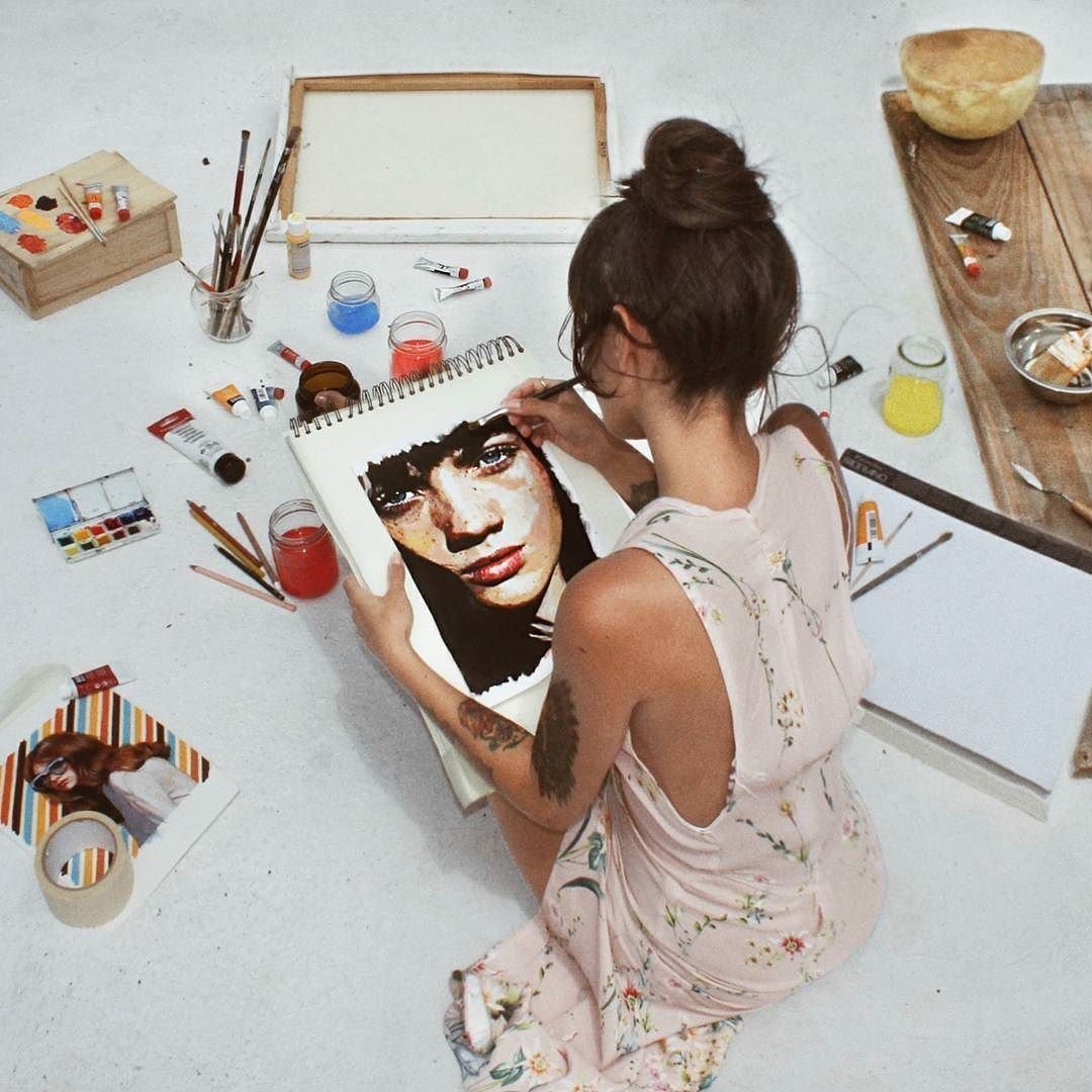 Фотосессия в стиле художника