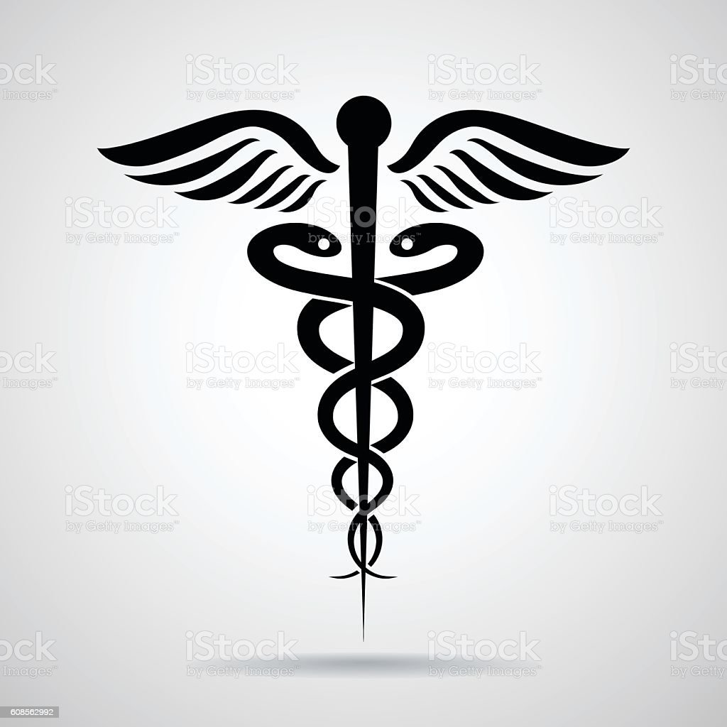 Медицинская чаша с двумя змеями