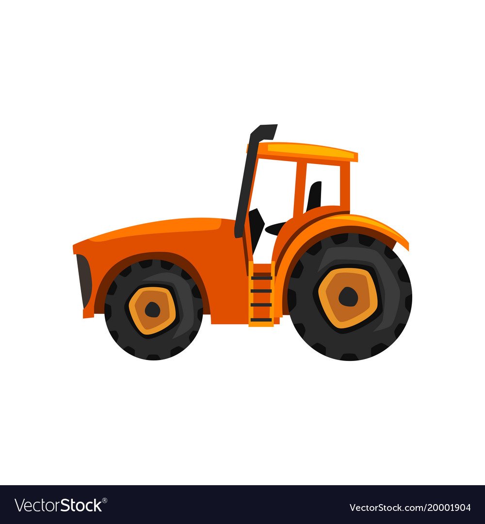 Трактор мультяшная