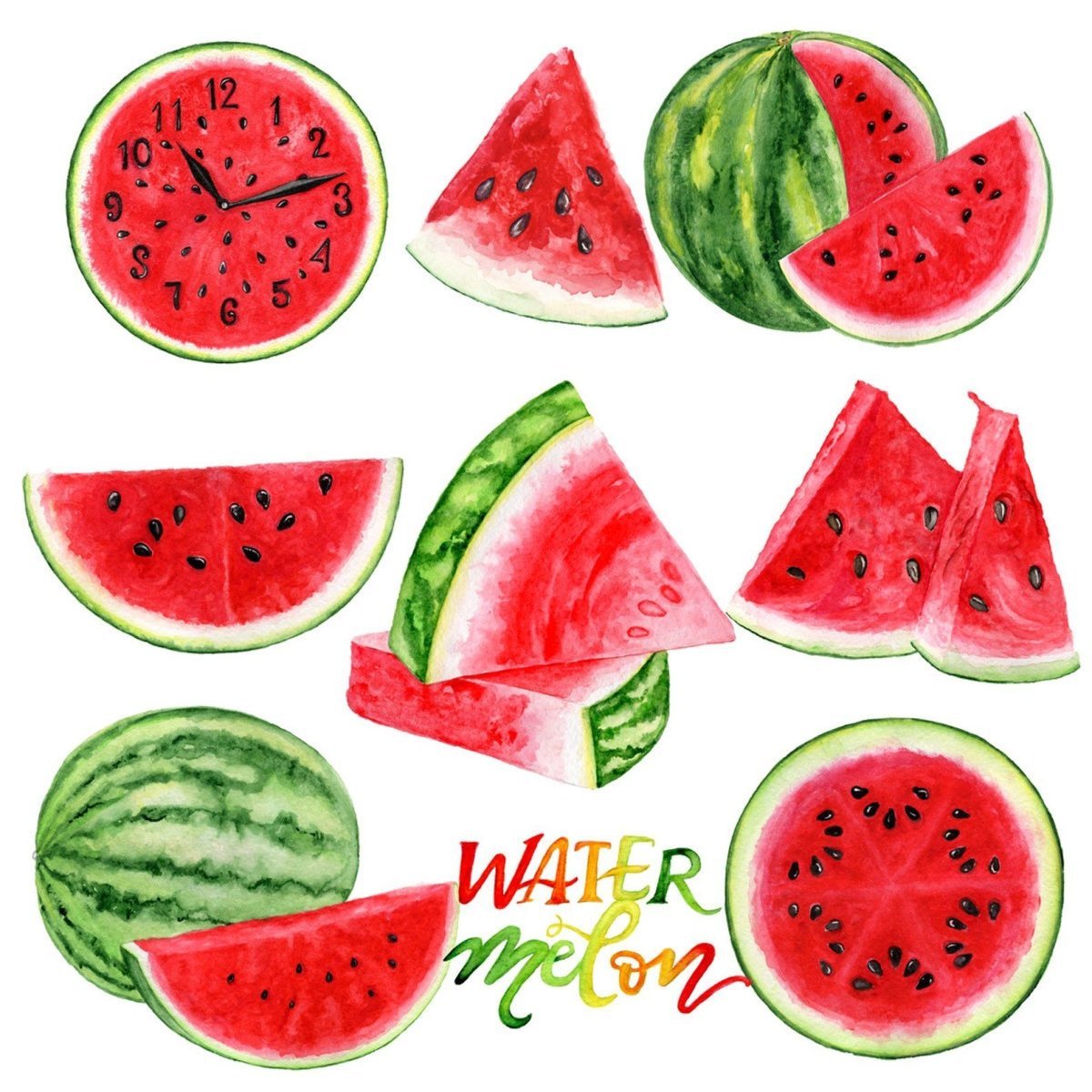 Рисование Арбуз