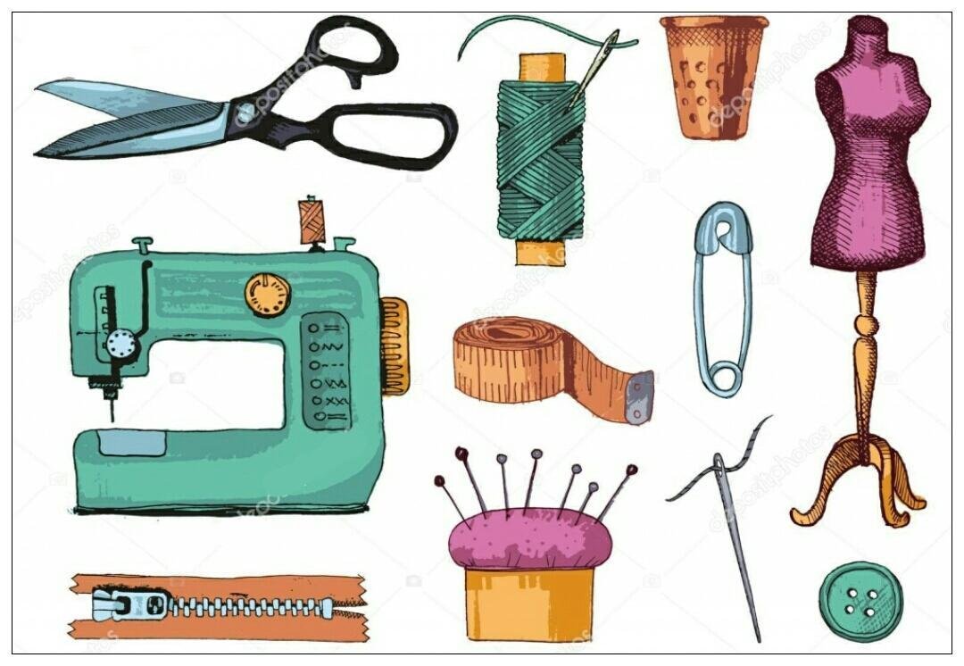 Инструменты для пошива юбки