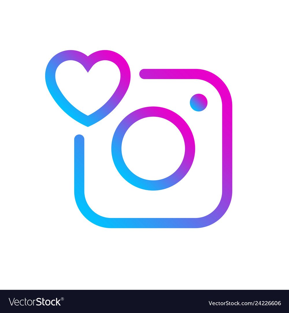 Символ инстаграмма на прозрачном фоне