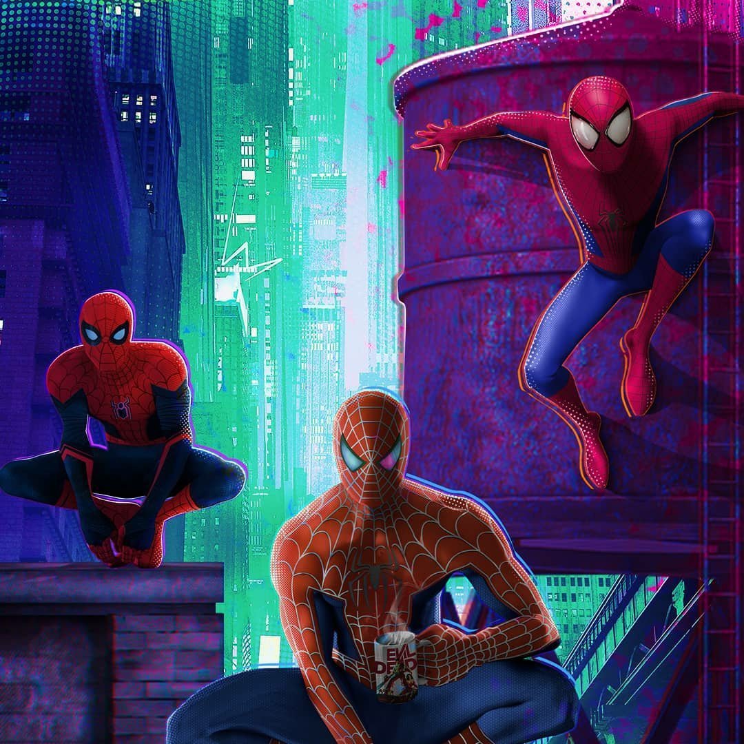 Эндрю Гарфилд человек паук через вселенные