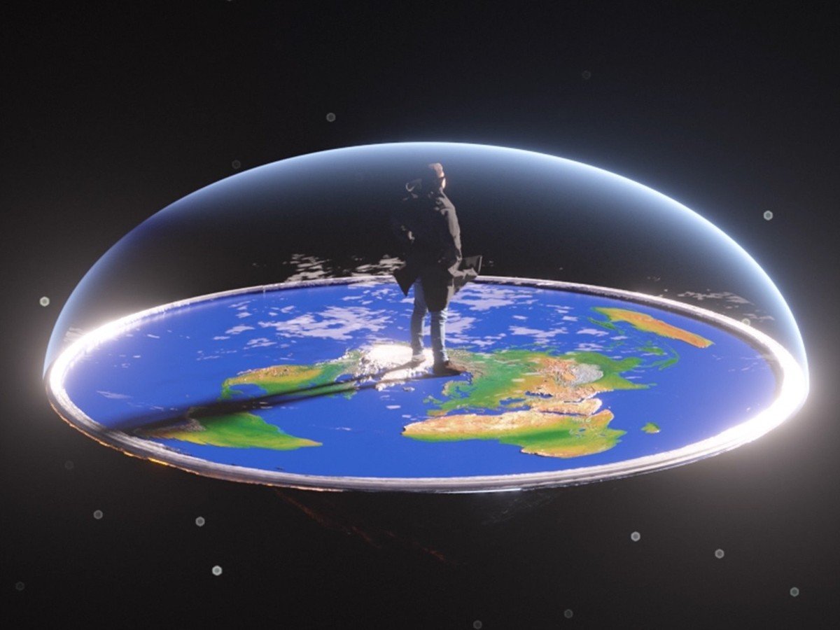 Здания символизирующие плоскую землю