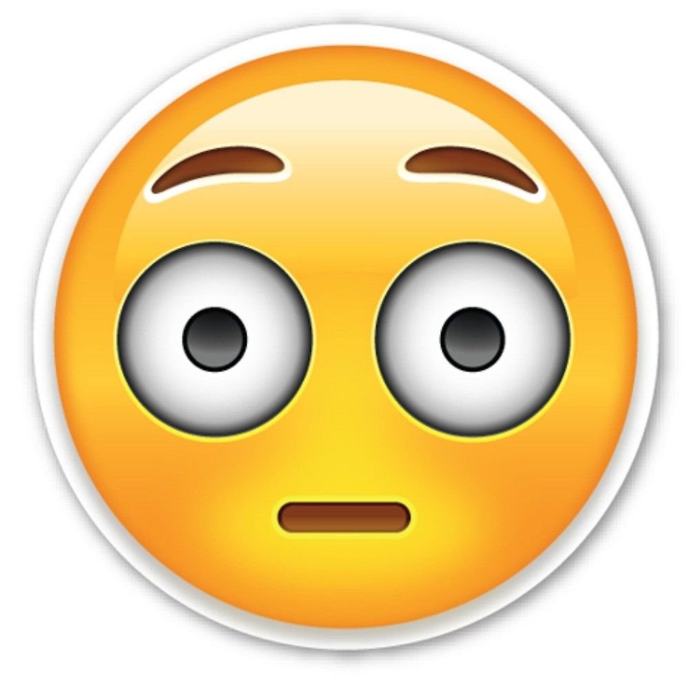 Смайл с вытаращенными глазами