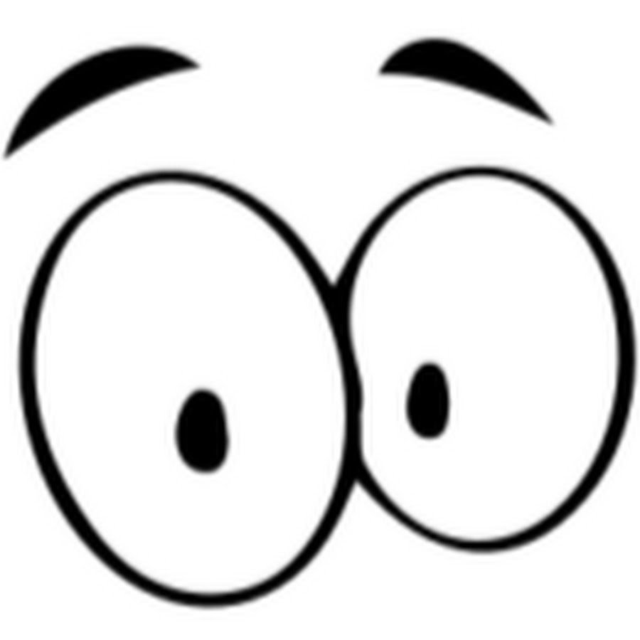 Испуганные глаза мультяшные