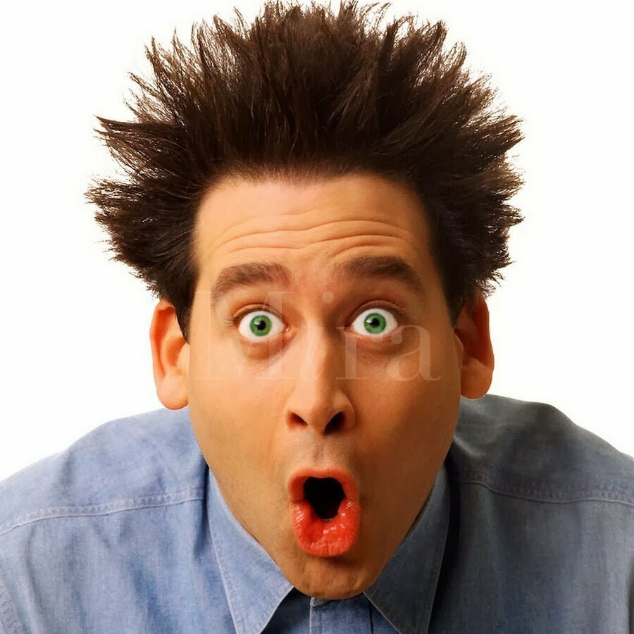 Удивленный мужчина