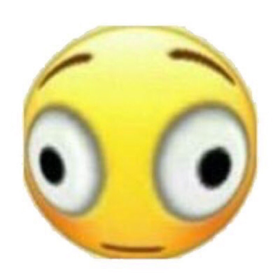 Смайл с вытаращенными глазами