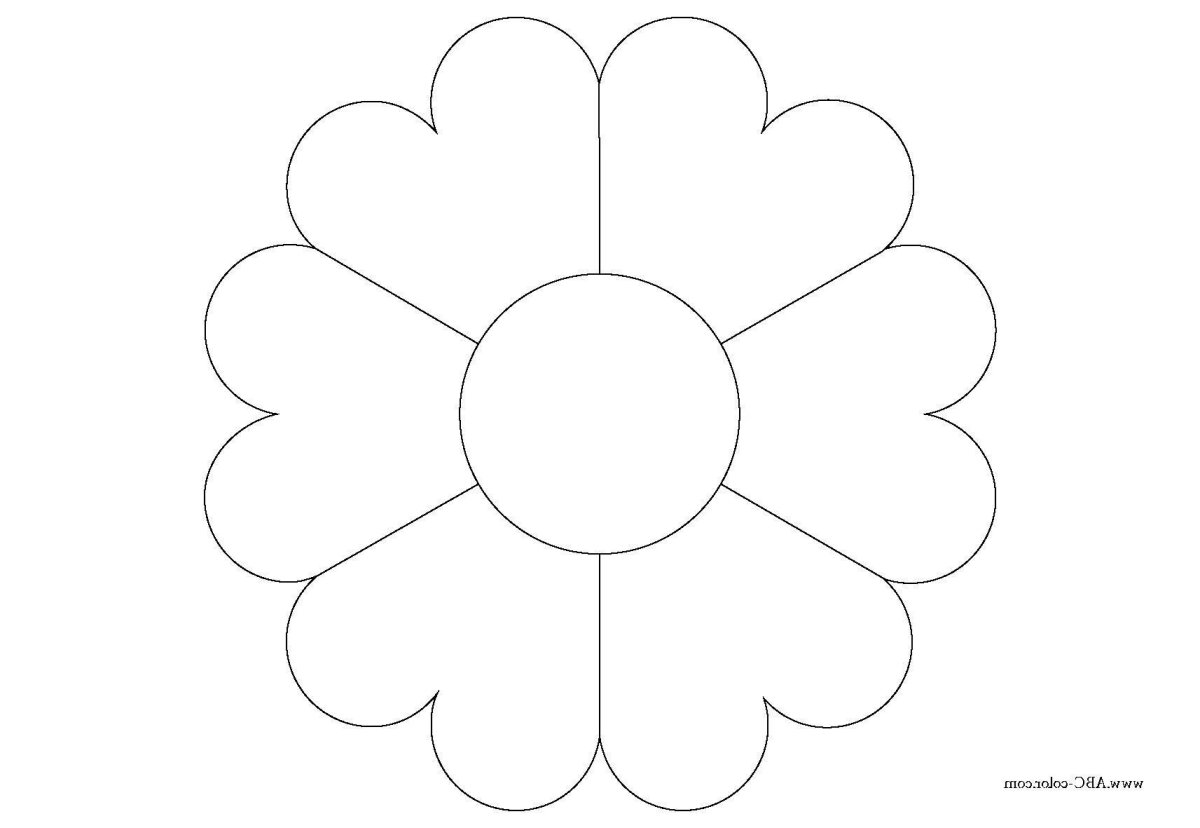 Ромашка шаблон