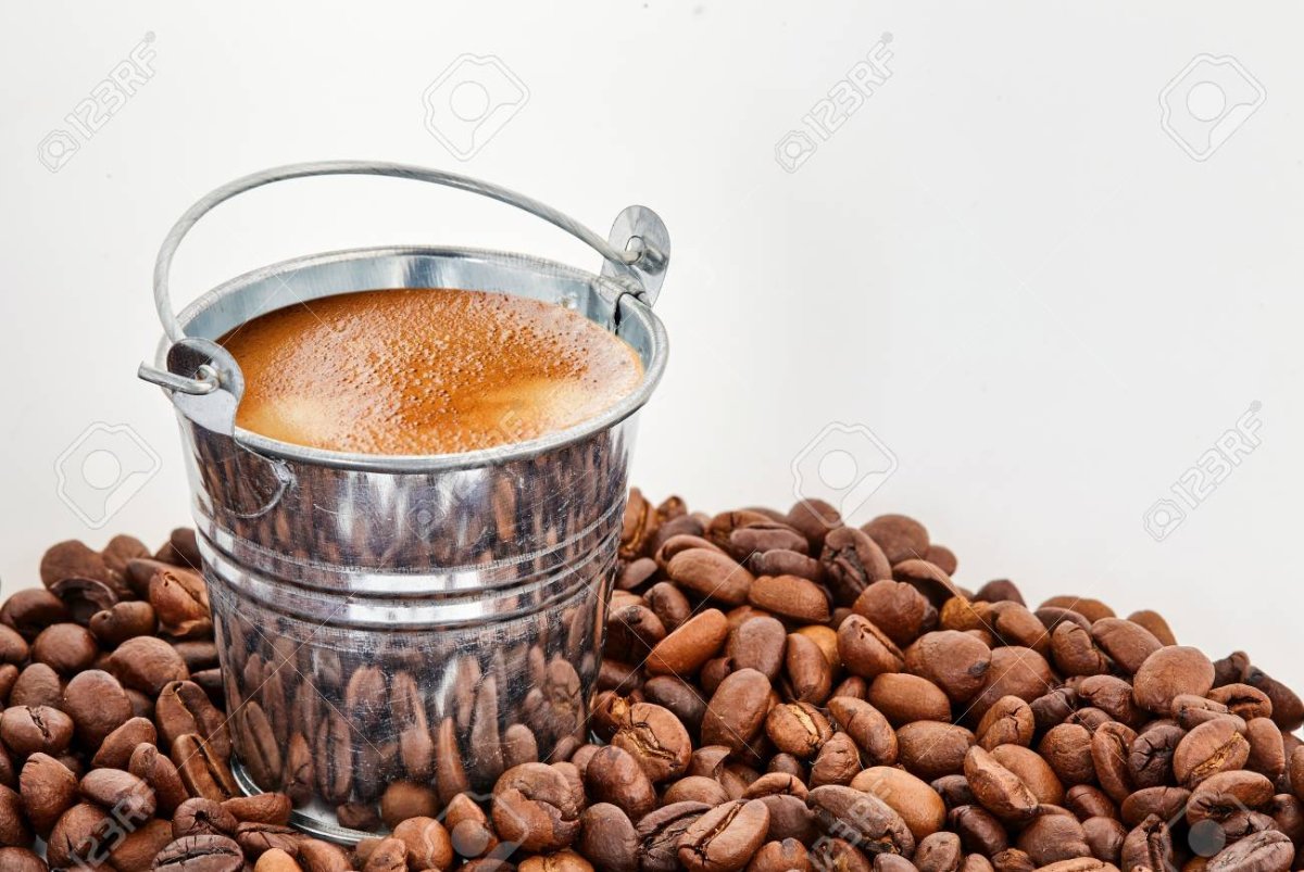 Ведро с кофем
