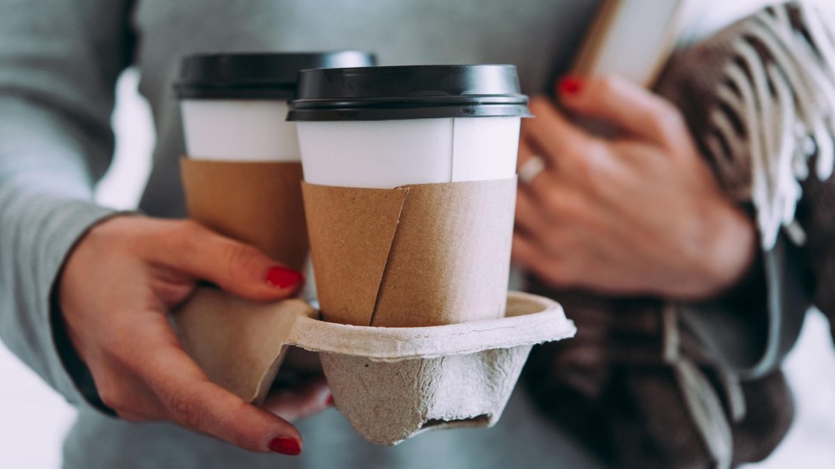 Кофе в стаканчике Эстетика