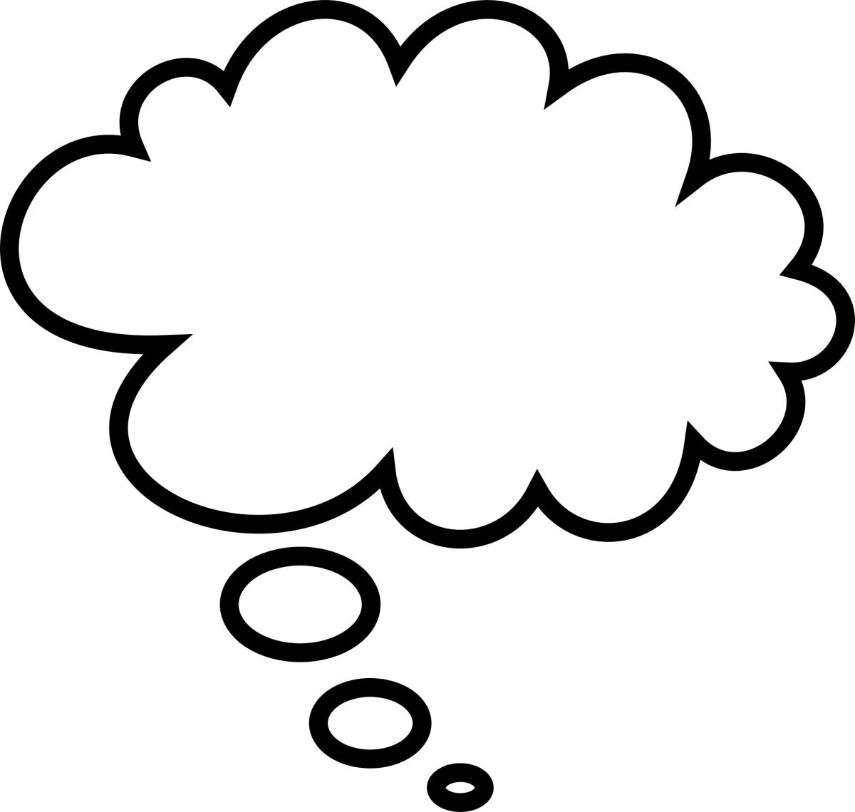 Облачко думает