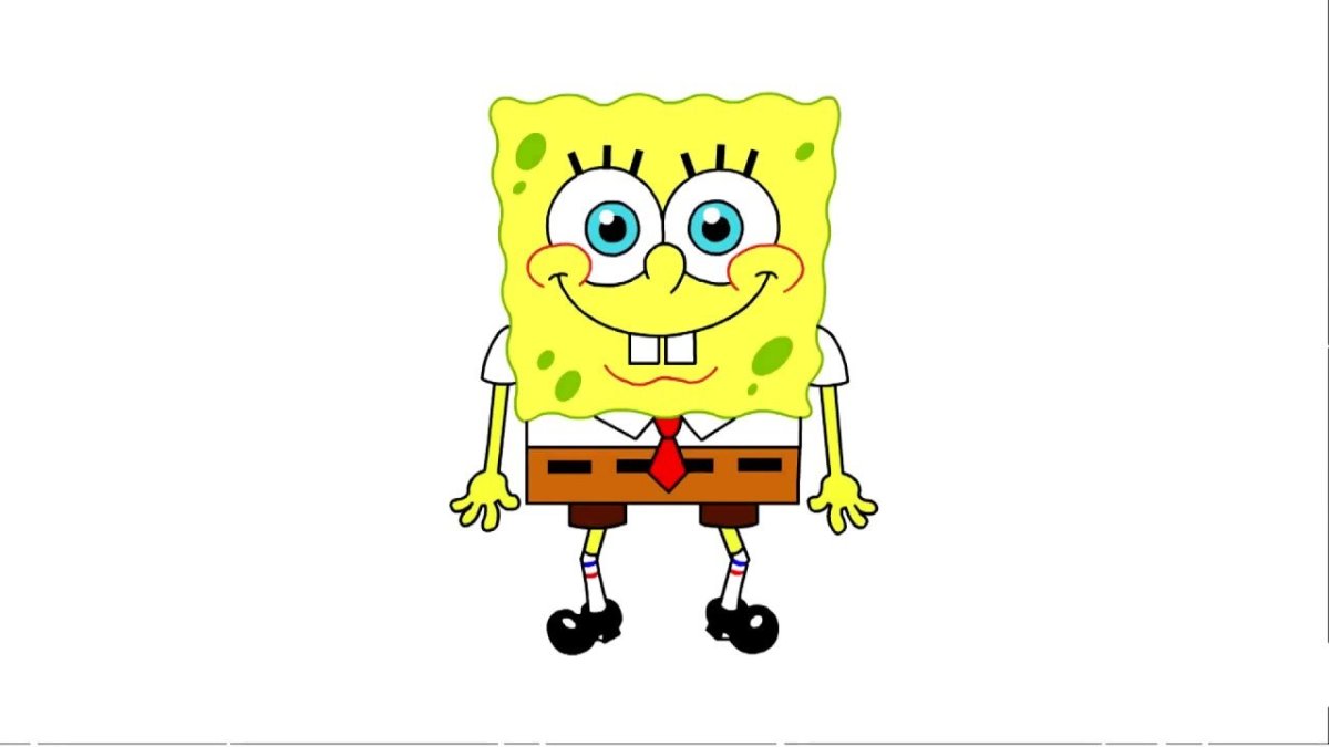 Раскраска губка Боб