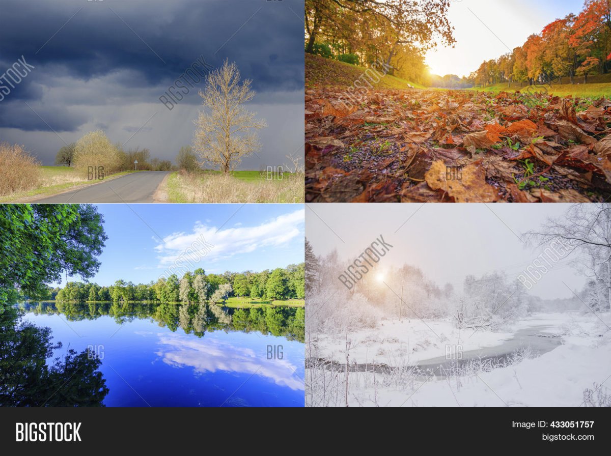 Пейзаж времена года