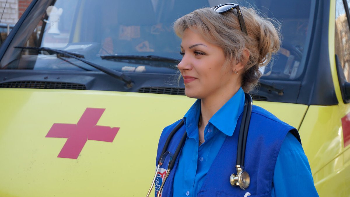 Фельдшера скорой помощи селфи