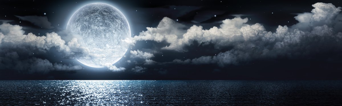 Алмазная мозаика Луна