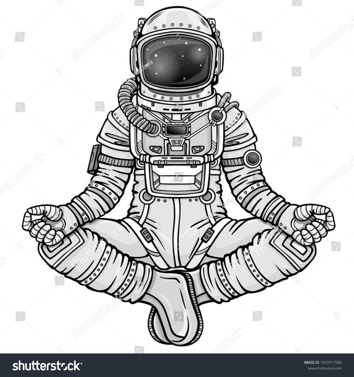 Тату космонавт эскизы