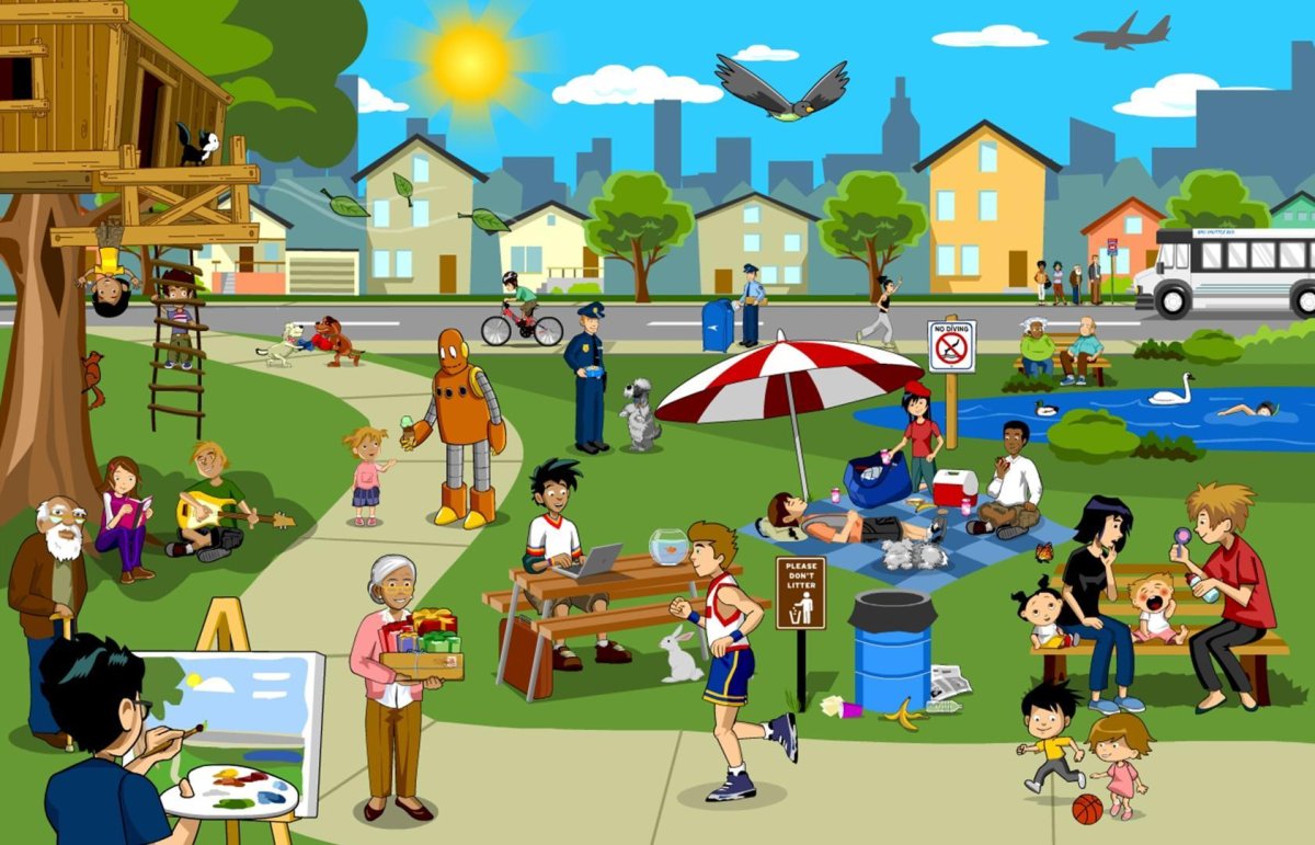 Описание картинки по английскому