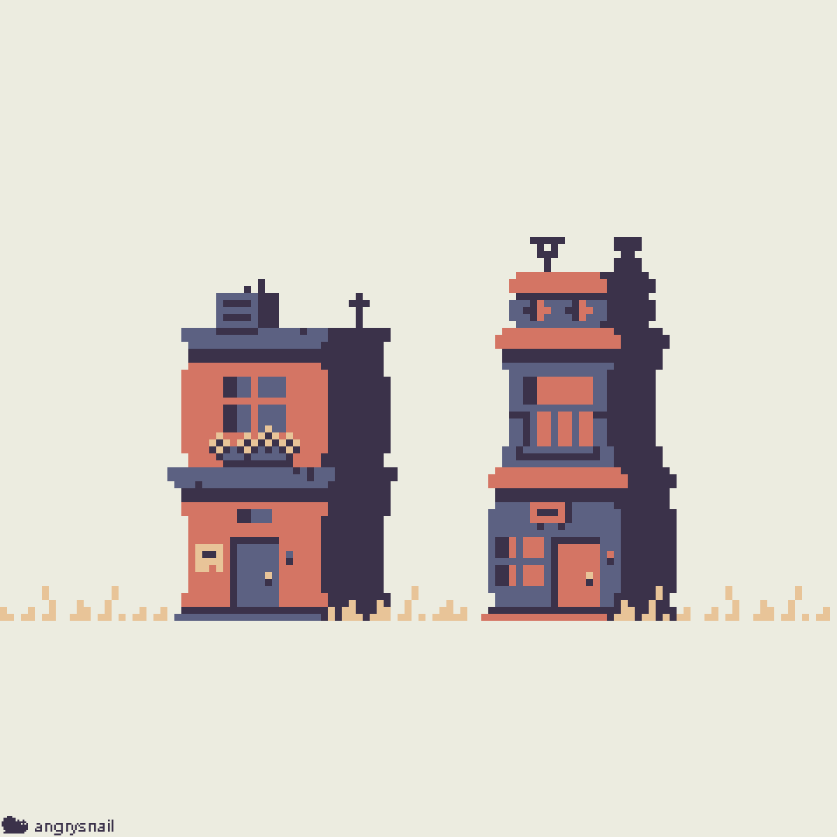 Пиксельный домик