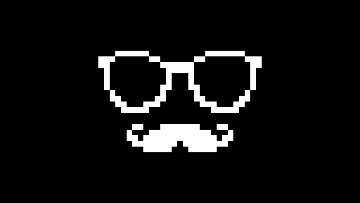 Пиксель арты на черном фоне