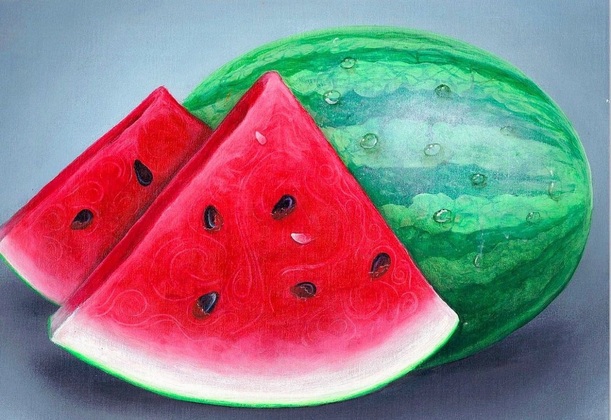 Скетчинг Арбуз