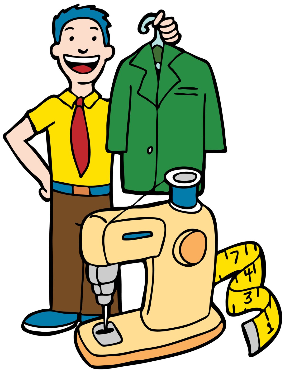 Портной без фона