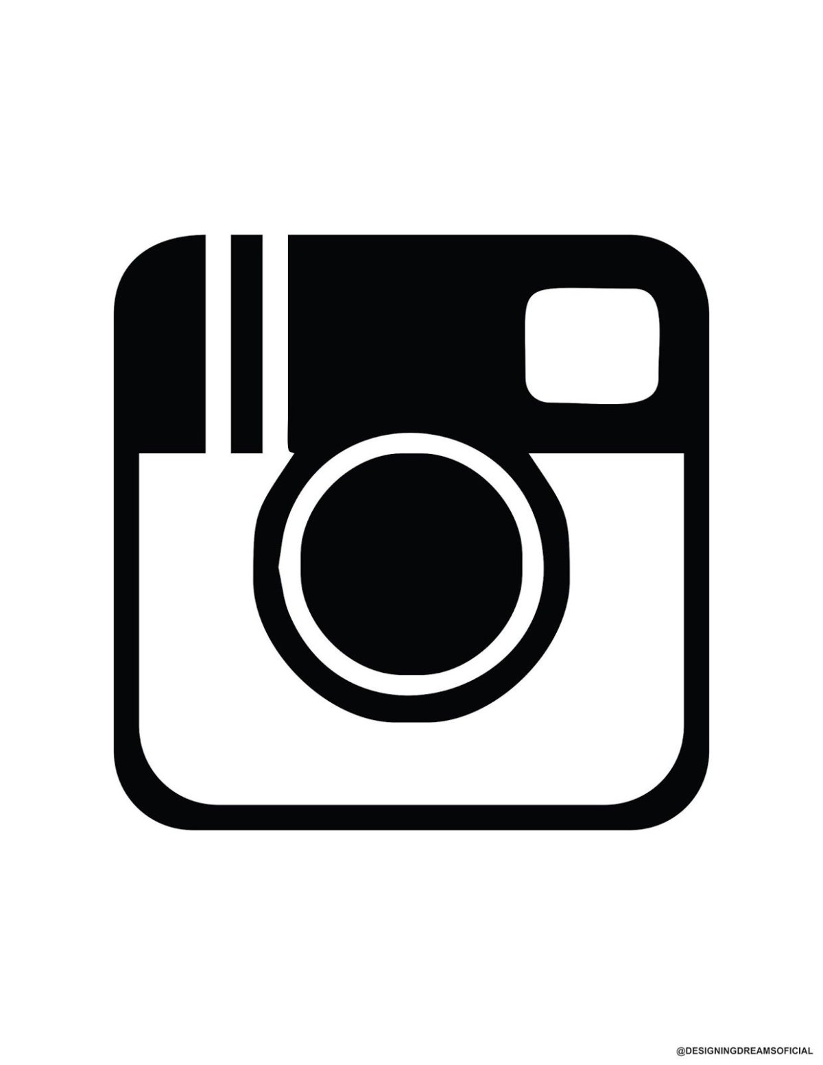 Значок инстаграма для визитки