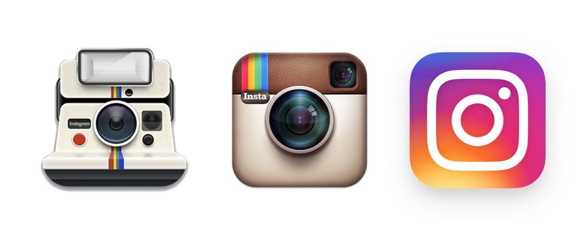 Первый значок Инстаграм