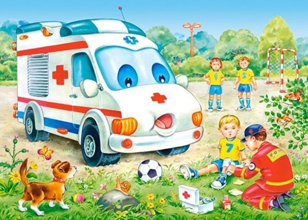 Пазлы скорой помощи для дошкольников