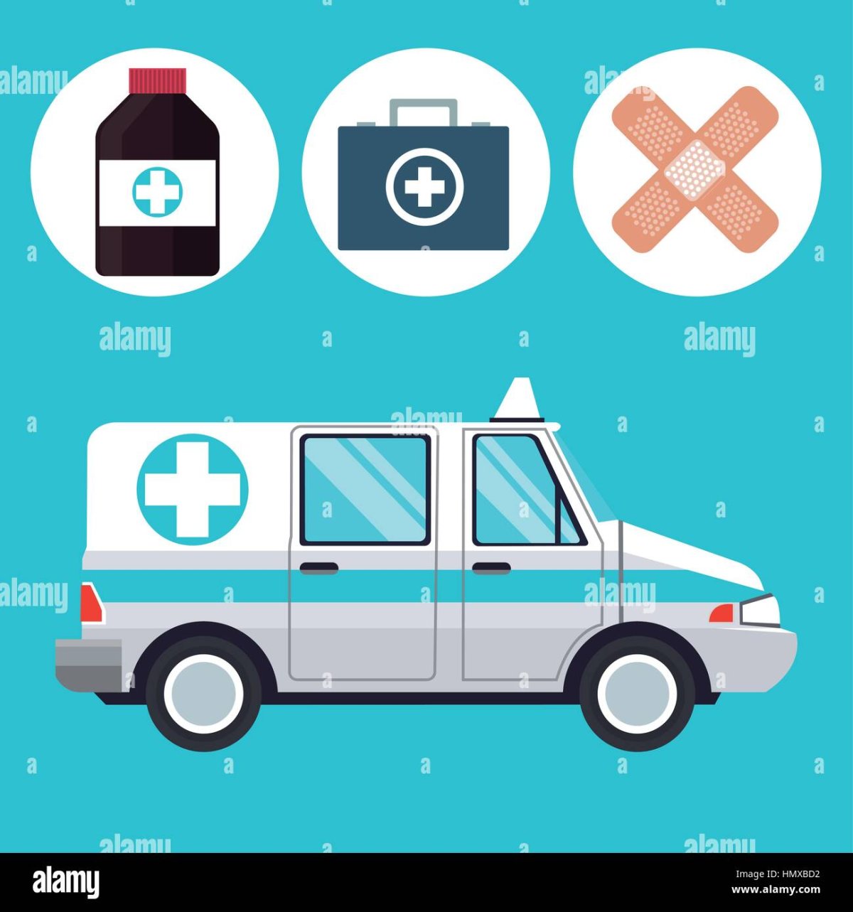 Эмблема медицины машины скорой помощи