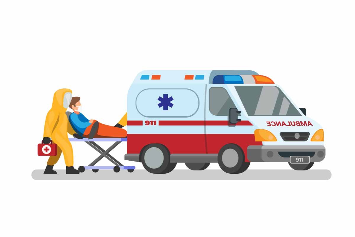 Kartun в машине скорой помощи