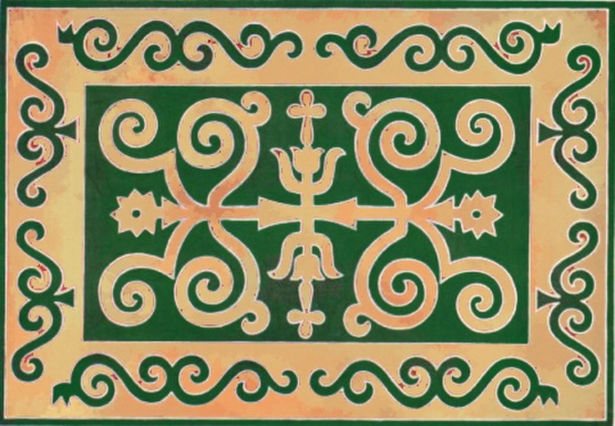 Национальный орнамент Чечни