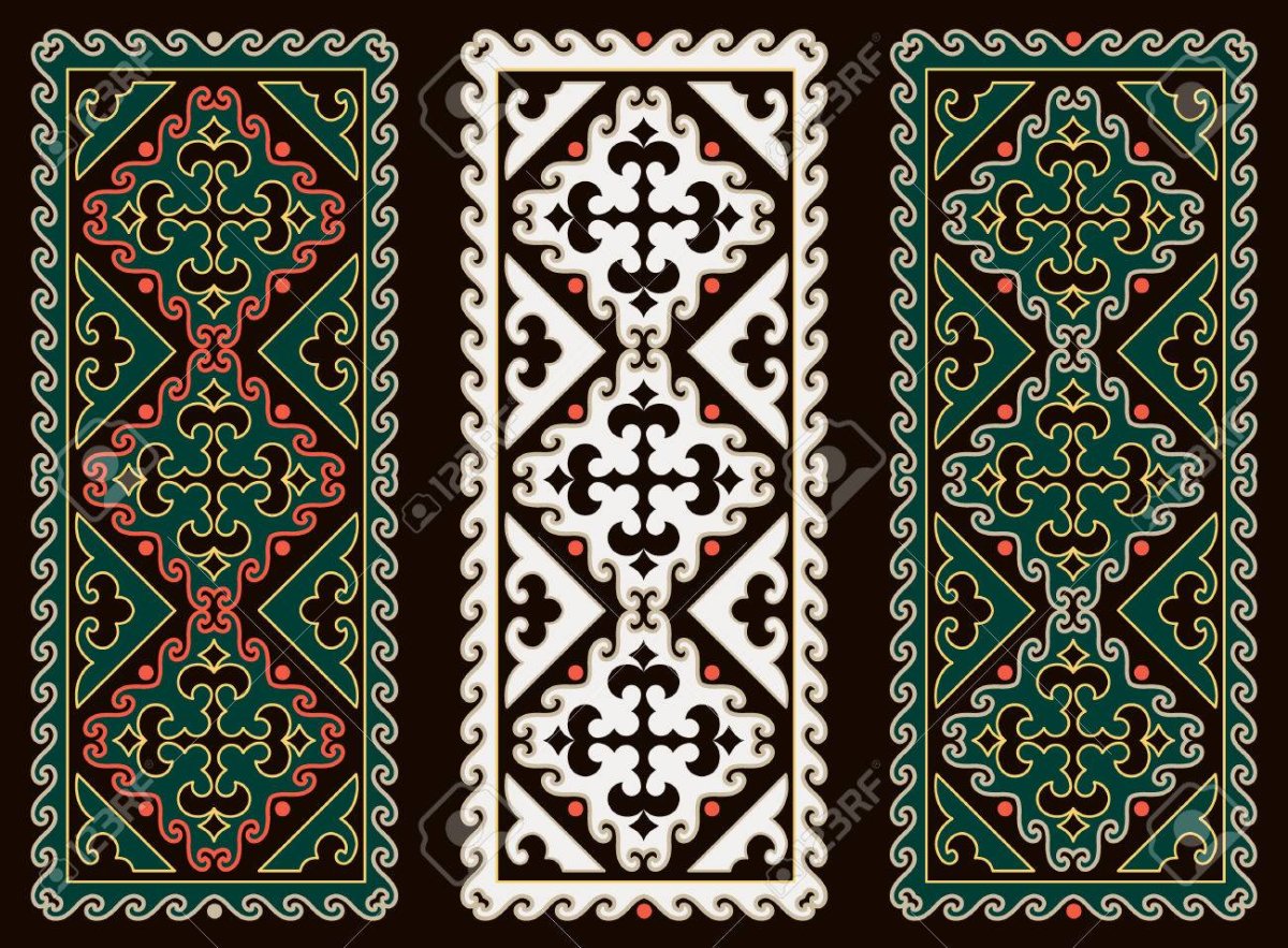 Персидские узоры и орнаменты вектор