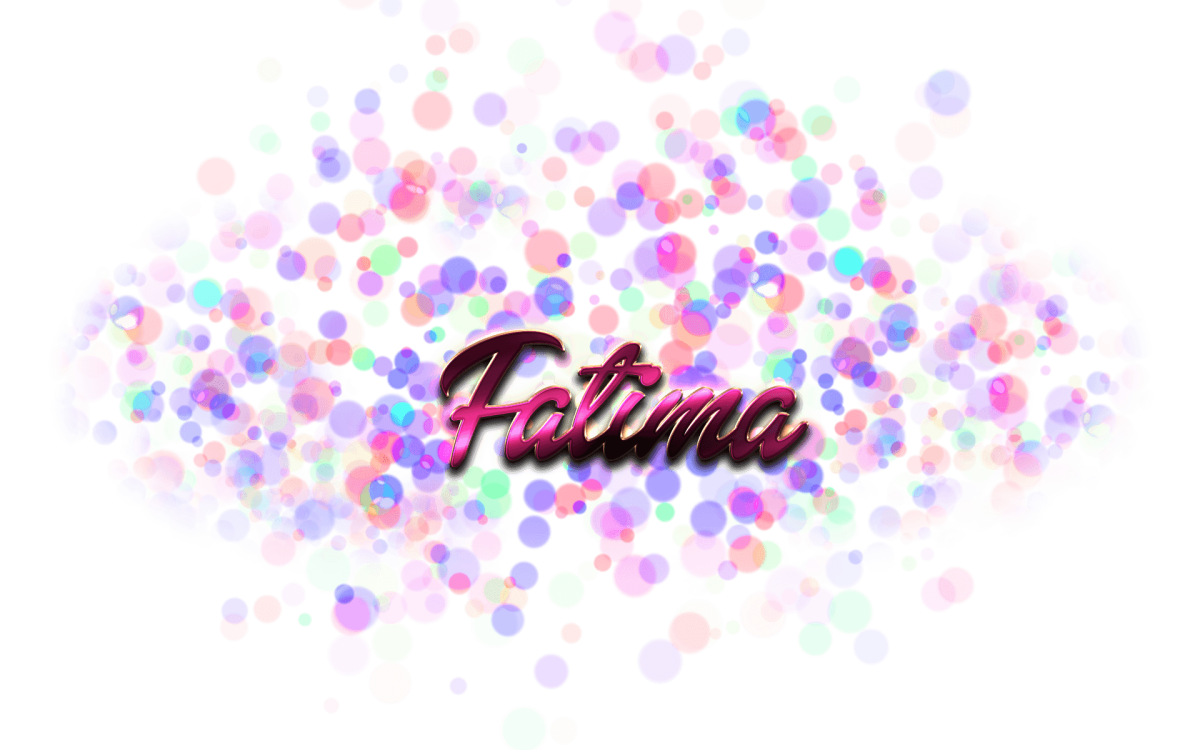 Fatima надпись