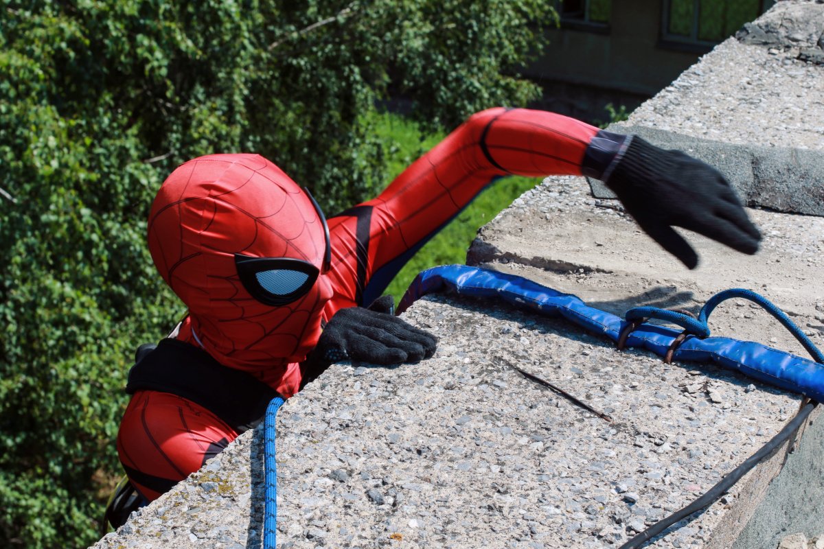 Спайдермен в реальной жизни