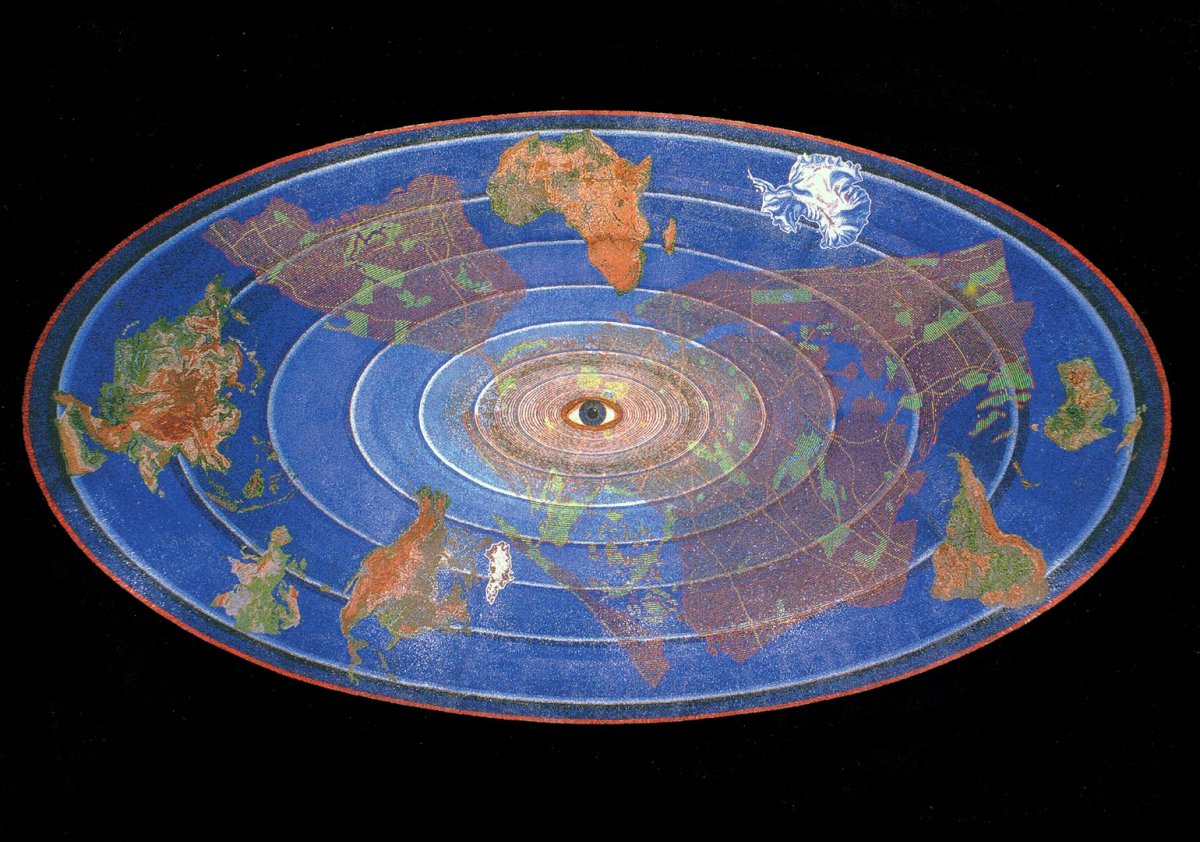 Солнечная система если земля плоская